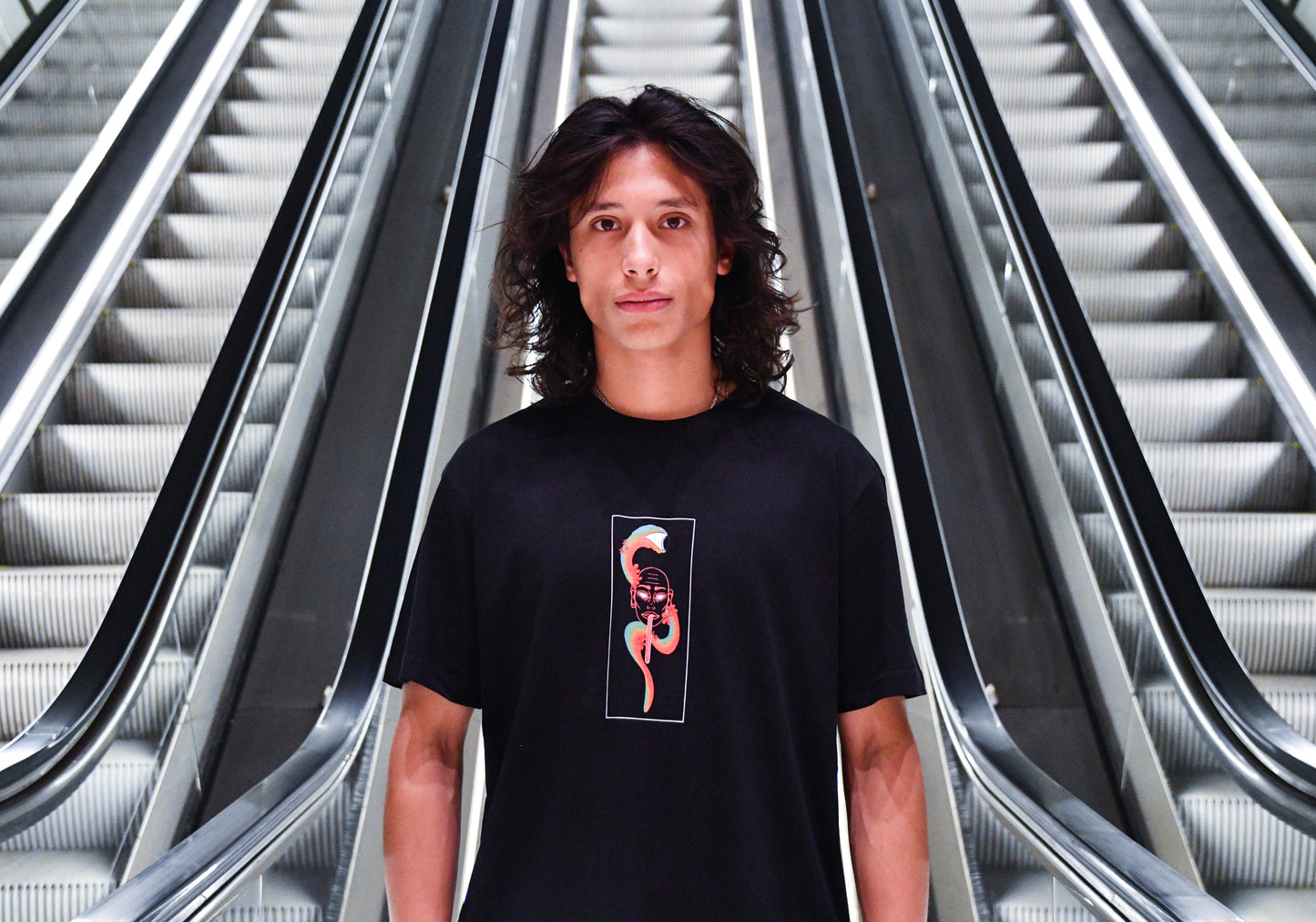 Sateria's snakeye unisex T-shirt black