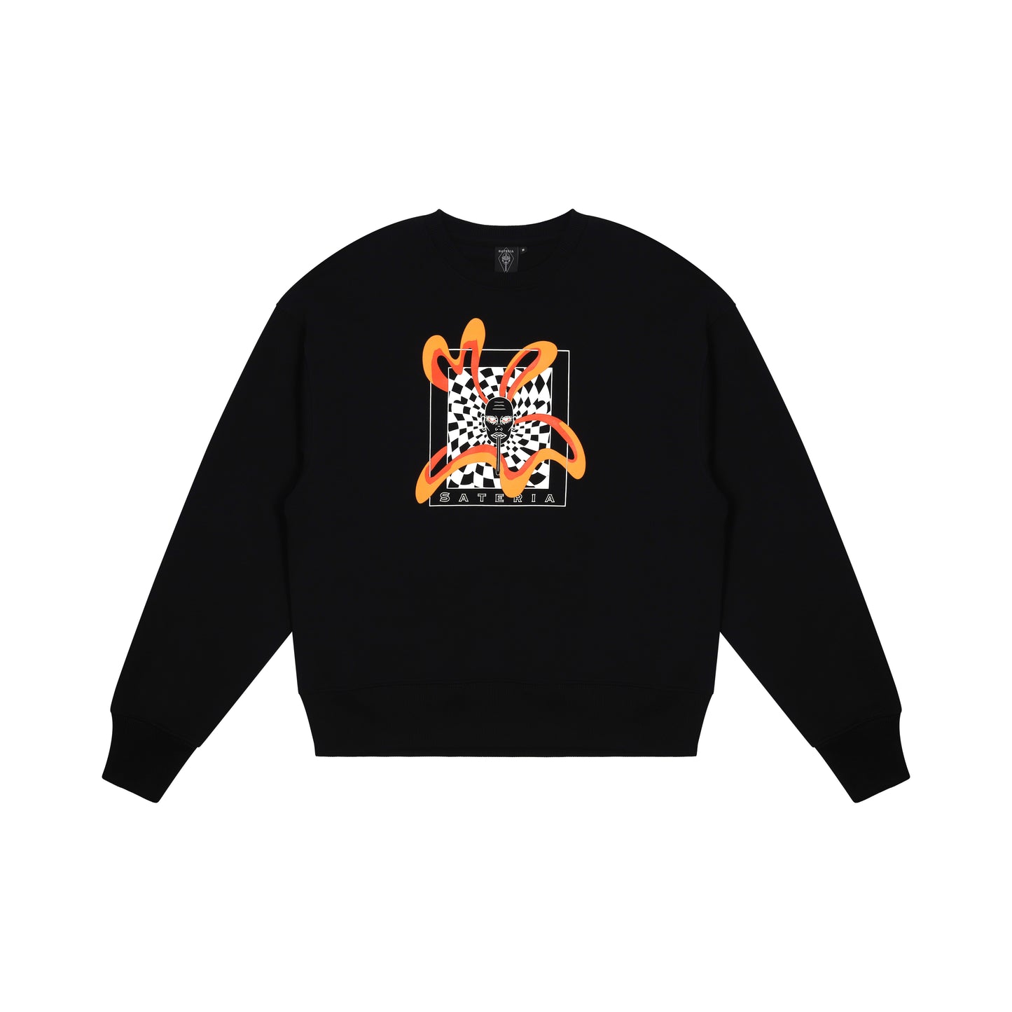 Liquid as a brick crewneck unisex crewneck sweatshirt black
