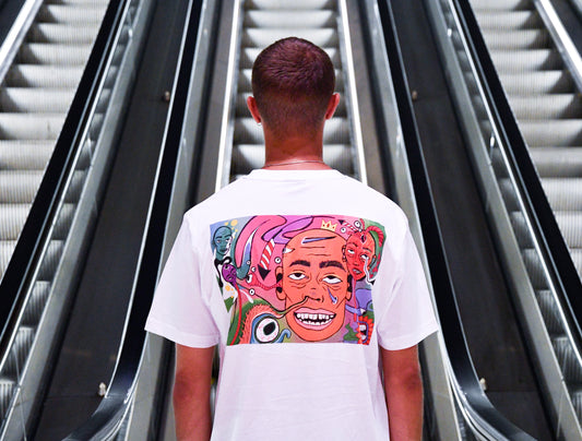 Sateria's sane madness unisex T-shirt white