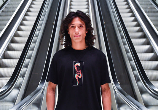 Sateria's snakeye unisex T-shirt black