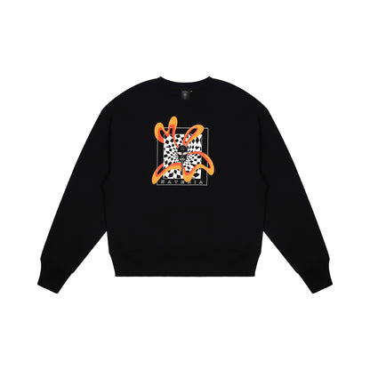 Liquid as a brick crewneck unisex crewneck sweatshirt black